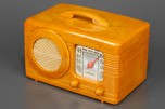 Motorola Radio 50XC ’Circle Grille’ in Warm Yellow Marbleized Catalin